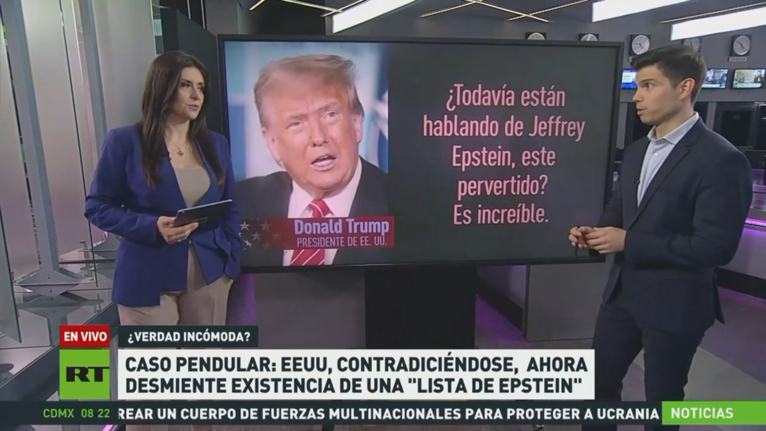 Caso pendular: EE.UU. contradiciéndose, ahora desmiente la existencia de una 'lista de Epstein'