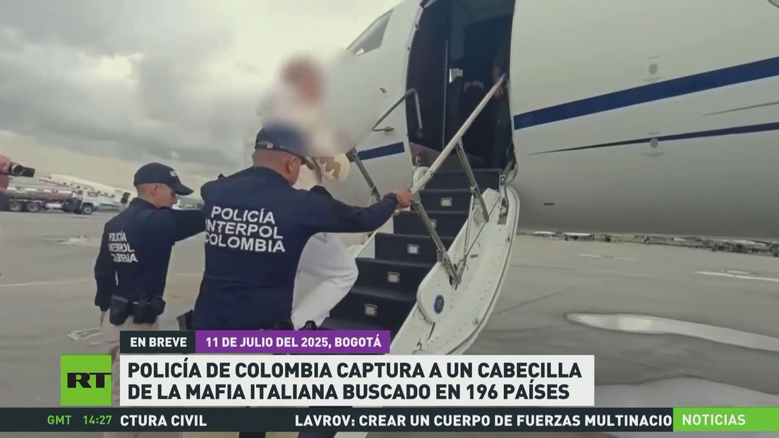 Policía de Colombia captura a un cabecilla de la mafia italiana buscado en 196 países