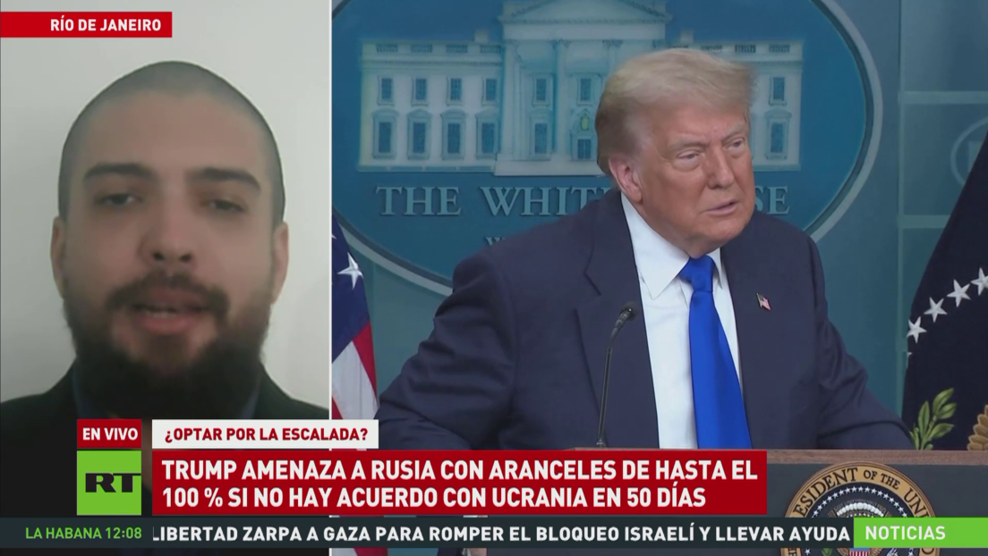 "Estrategia de negociación": Experto comenta el ultimátum de Trump a Rusia