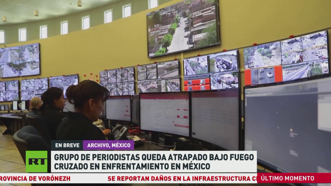 Grupo de periodistas queda atrapado bajo fuego cruzado en enfrentamiento en México