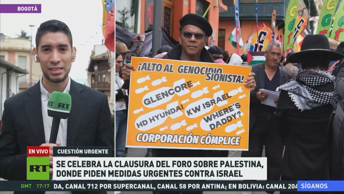 Se celebra la clausura del foro sobre Palestina, donde piden medidas urgentes contra Israel
