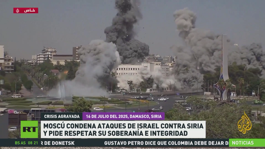 Moscú condena ataques de Israel contra Siria y pide respetar su soberanía e integridad