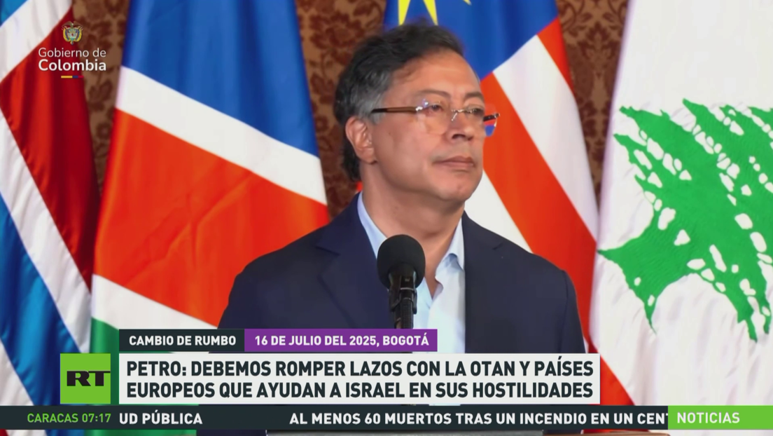 Petro: Debemos romper lazos con la OTAN y países europeos que ayudan a Israel en sus hostilidades