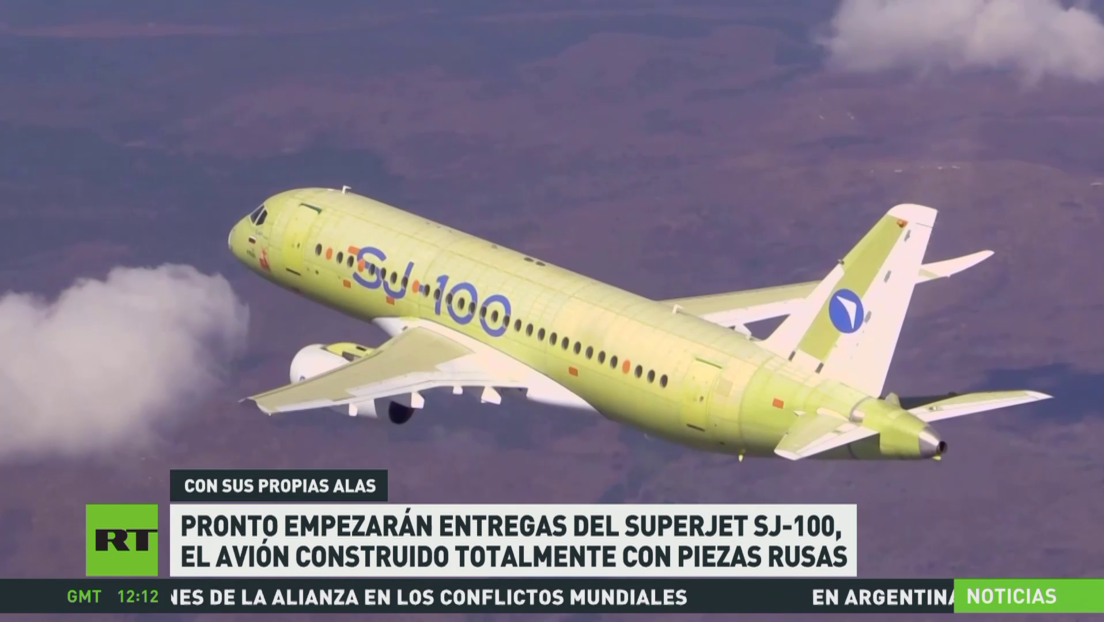 Pronto empezarán las entregas del Superjet SJ-100, el avión construido totalmente con piezas rusas