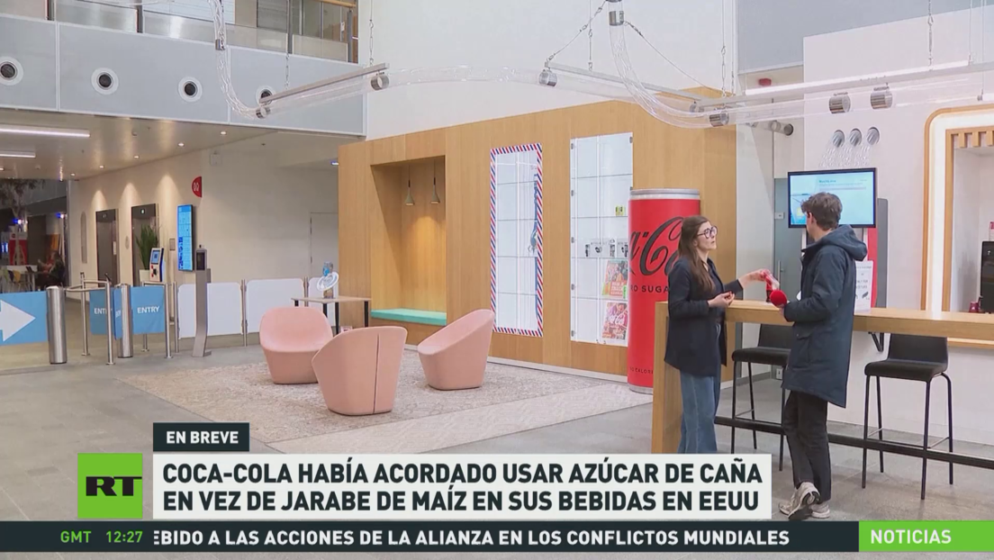 Coca-cola ha acordado usar azúcar de caña en vez de jarabe de maíz en sus bebidas en EE.UU.