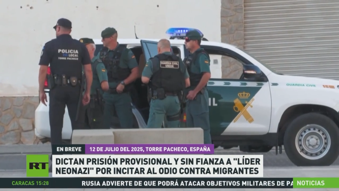 Dictan prisión provisional y sin fianza a "líder neonazi" por incitar el odio contra migrantes en España