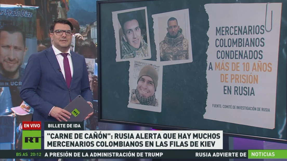 "Carne de cañón": Rusia alerta que hay muchos mercenarios colombianos en las filas de Kiev