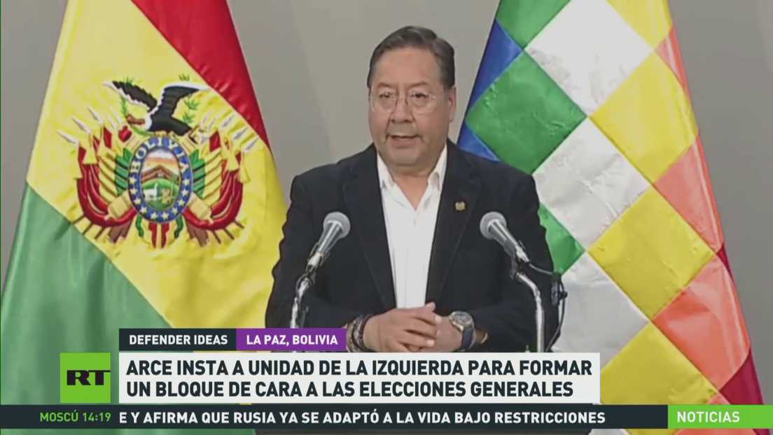 Arce insta a unidad de la izquierda para formar un bloque de cara a las elecciones generales