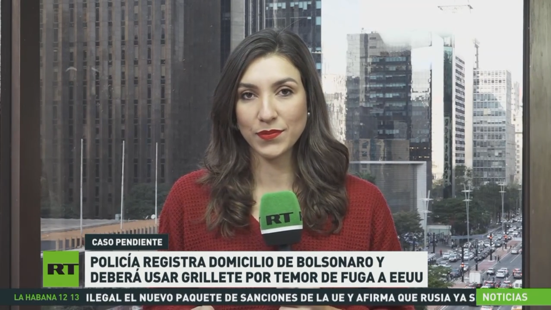 Policía registra domicilio de Bolsonaro y deberá usar grillete por temor de fuga a EE.UU.