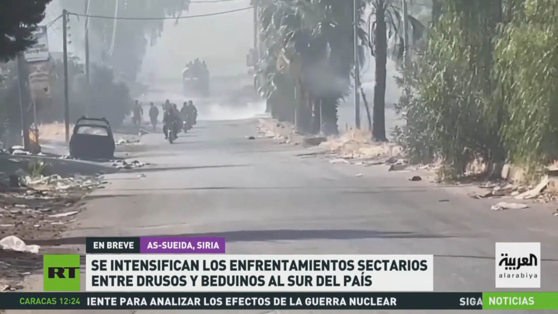 Se intensifican los enfrentamientos sectarios entre drusos y beduinos en el sur de Siria