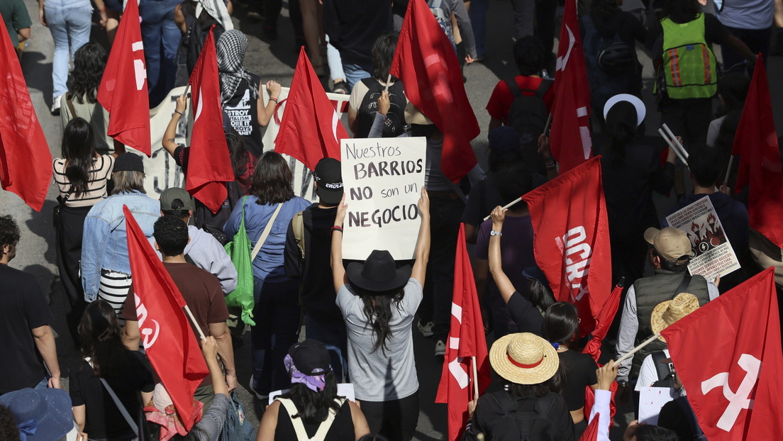 Ciudad de México realiza la segunda marcha contra la gentrificación (VIDEOS)