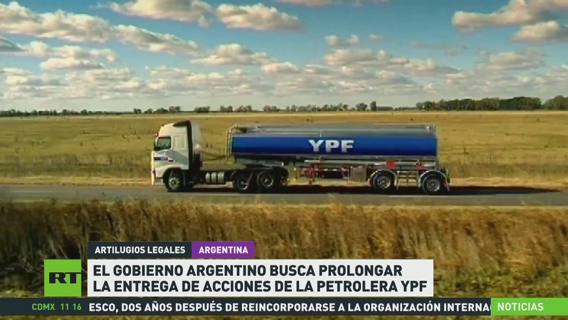 El Gobierno argentino busca demorar la entrega de acciones de la petrolera YPF