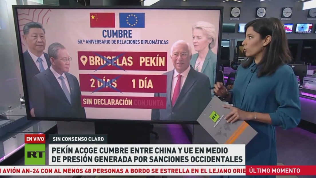 Pekín acoge cumbre entre China y UE en medio de la presión generada por las sanciones occidentales