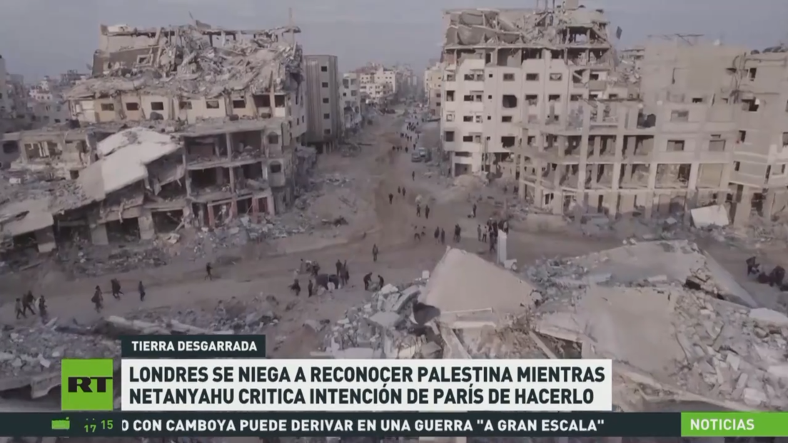 Londres se niega a reconocer a Palestina y Netanyahu critica la intención de París de hacerlo