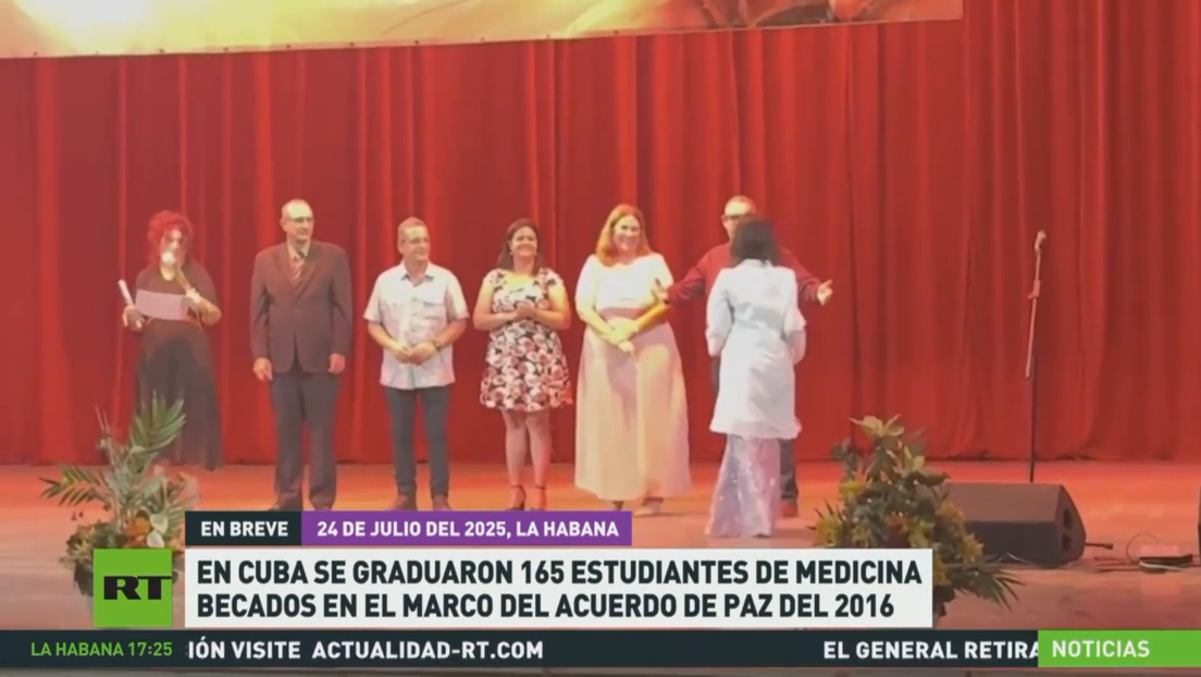 Se gradúan en medicina 165 colombianos becados en Cuba