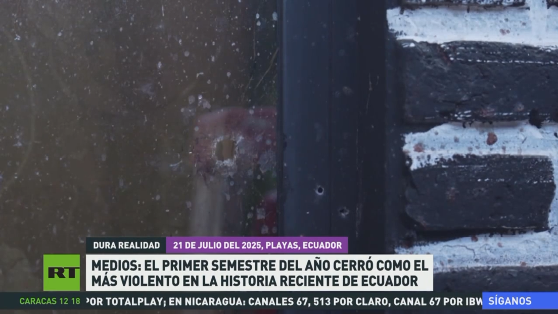 Medios: El primer semestre de este año cerró como el más violento en la historia reciente de Ecuador