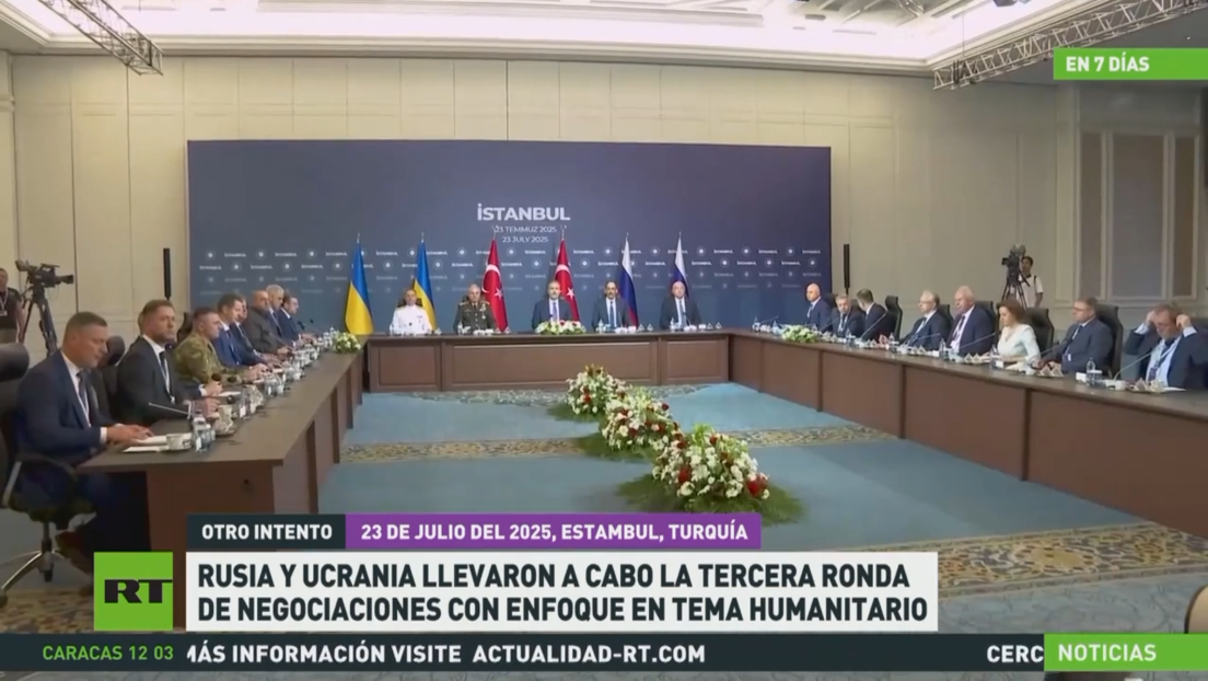 Rusia y Ucrania llevaron a cabo la tercera ronda de negociaciones con enfoque en el tema humanitario