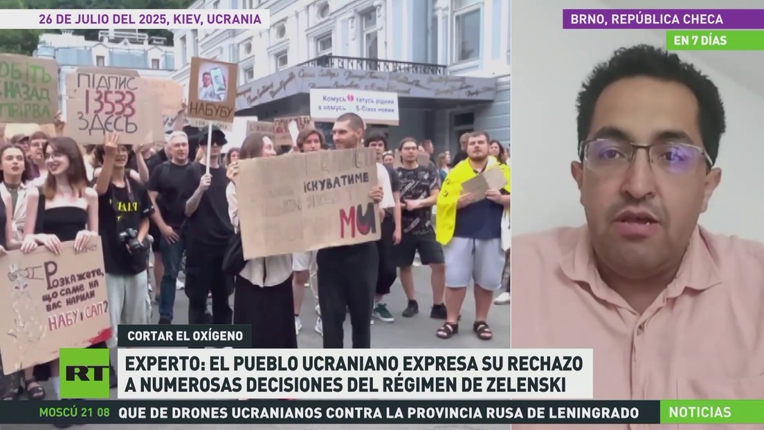 Descontento dentro y fuera de Ucrania por la ley de Zelenski que limita a las agencias anticorrupción