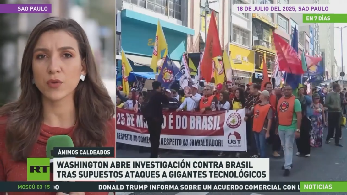 Washington abre investigación contra Brasil tras supuestos ataques a gigantes tecnológicos