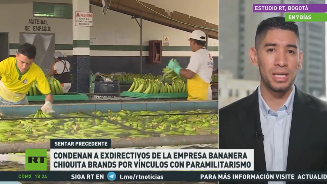 Condenan a exdirectivos de la empresa bananera Chiquita Brands por vínculos con paramilitarismo