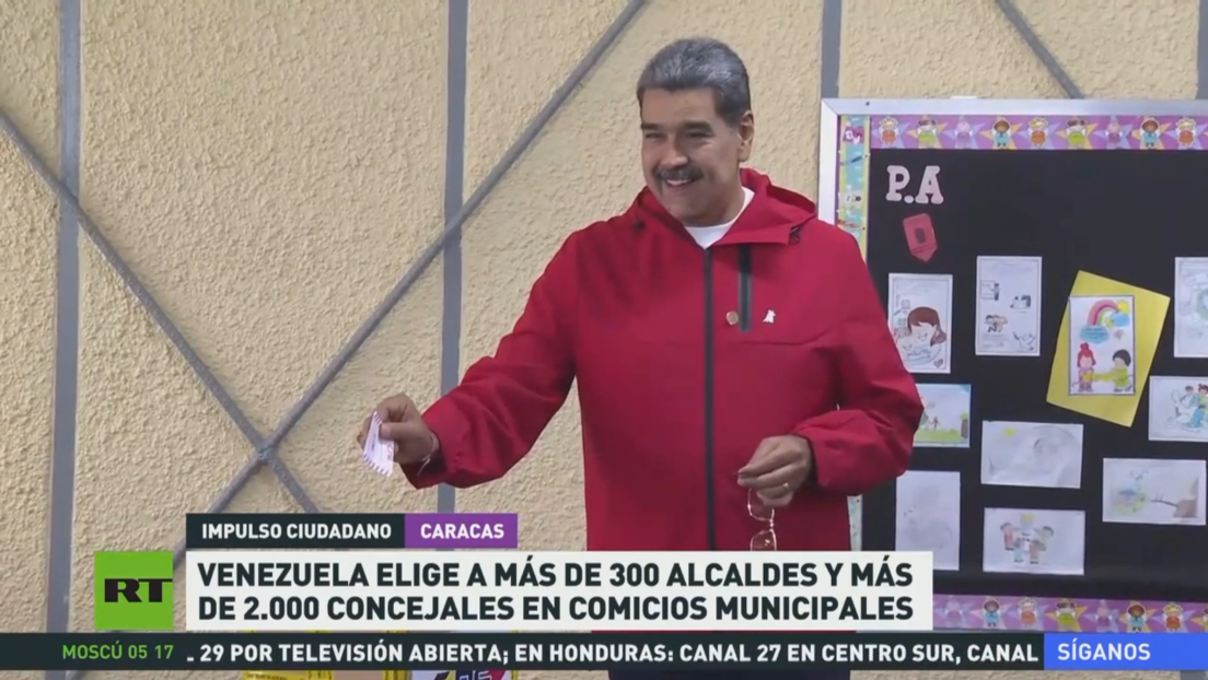 Venezuela celebra comicios para elegir a más de 300 alcaldes y más de 2.000 concejales