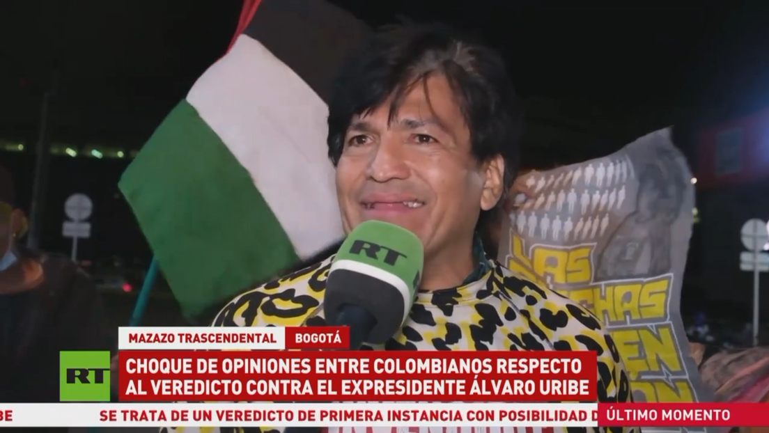 Choque de opiniones entre colombianos por el veredicto contra el expresidente Álvaro Uribe