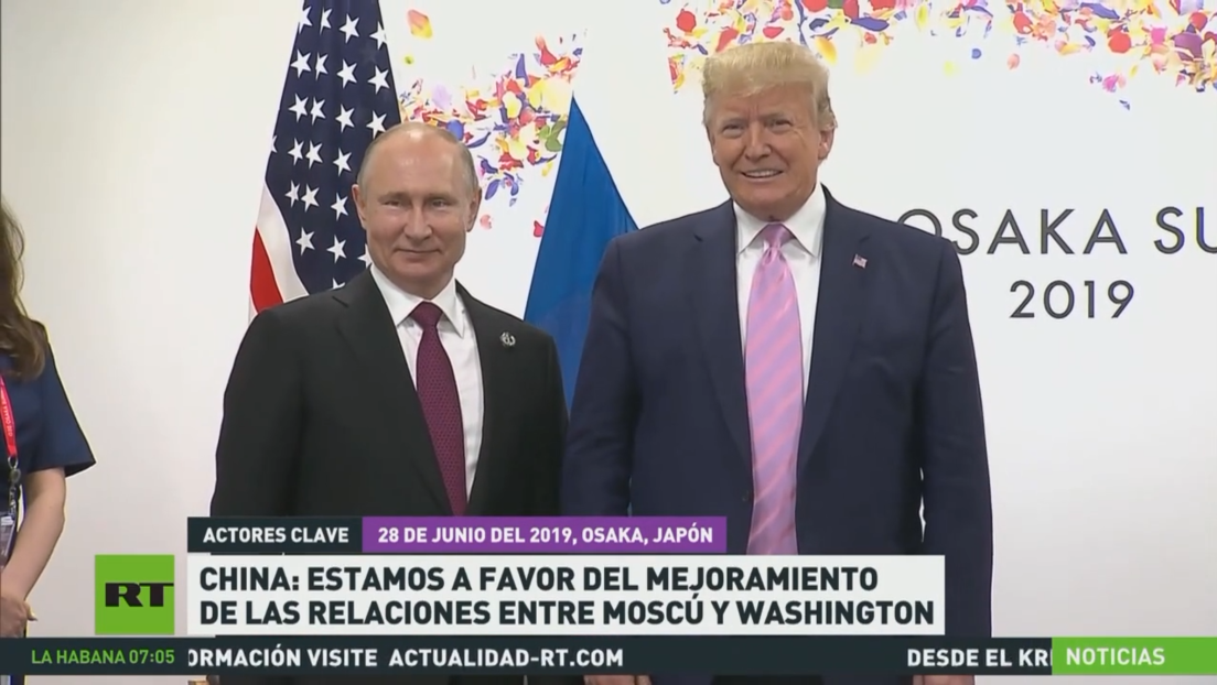 China se declara a favor de una mejora de las relaciones entre Moscú y Washington