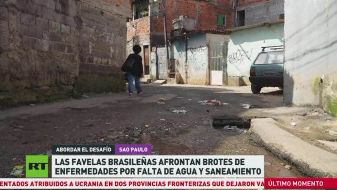 Las favelas brasileñas afrontan brotes de enfermedades por falta de agua y saneamiento