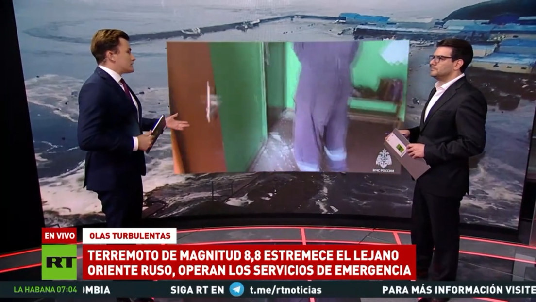 Terremoto de magnitud 8,8 estremece el Lejano Oriente ruso, operan los servicios de emergencia