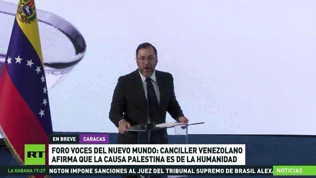 Canciller venezolano resalta que la causa palestina es de toda la humanidad