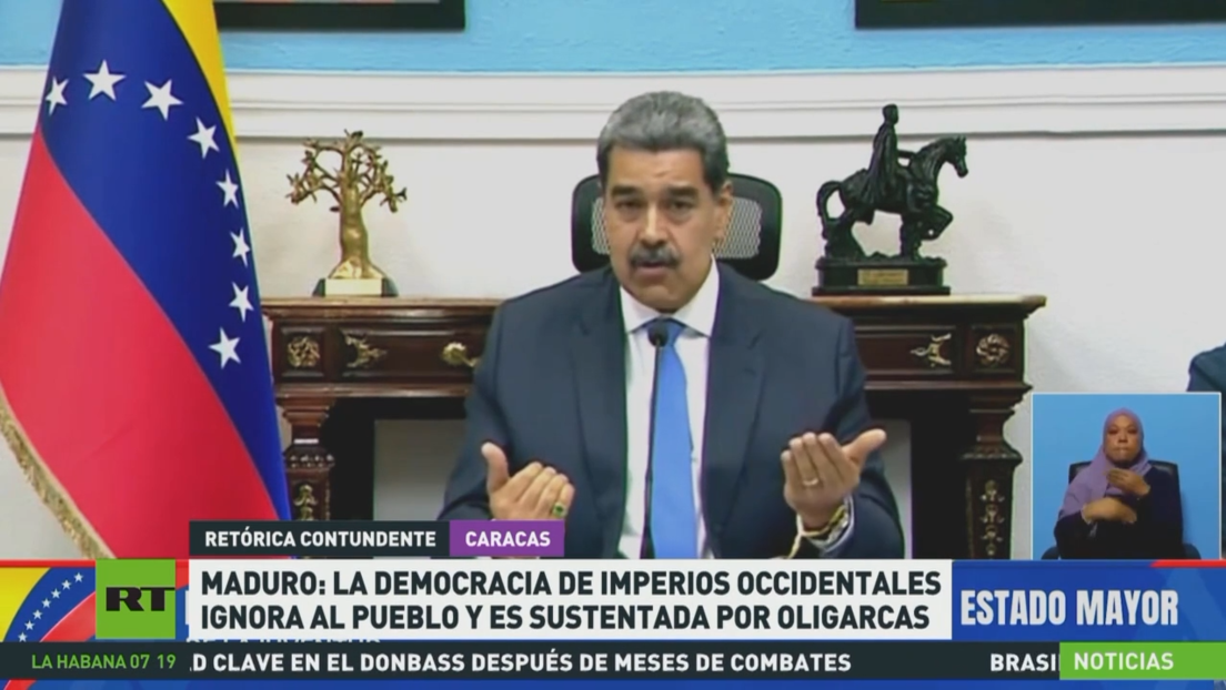 Maduro: La democracia de los imperios occidentales ignora al pueblo y es sustentada por oligarcas