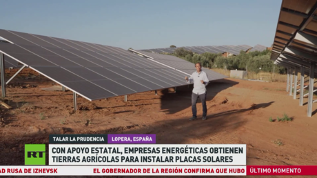 Con apoyo estatal, empresas energéticas obtienen tierras agrícolas para instalar placas solares en España