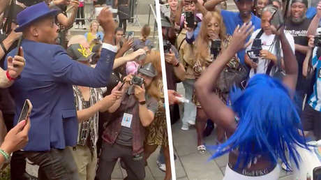 Con aceite para bebés: seguidores de P. Diddy celebran el fallo a su favor (VIDEO)