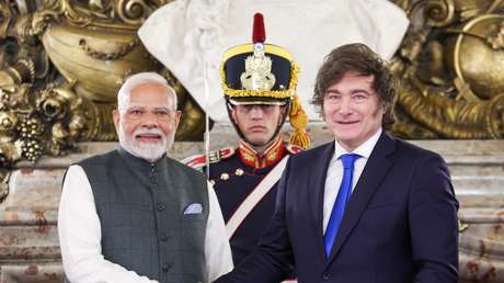 Milei recibe a Modi en Buenos Aires