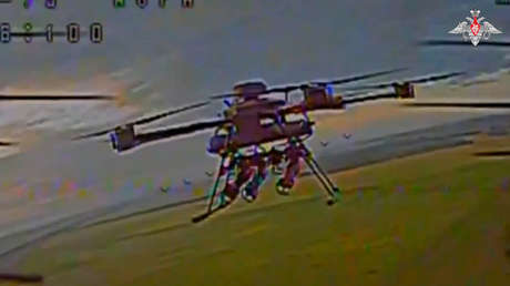 VIDEO: Drones rusos 'cazan' drones de ataque ucranianos y terminales satélitales