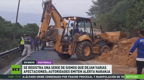 Autoridades de Guatemala emiten alerta naranja luego una serie de sismos que dejaron varias afectaciones 