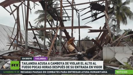Tailandia acusa a Camboya de violar el alto el fuego horas después de su entrada en vigor