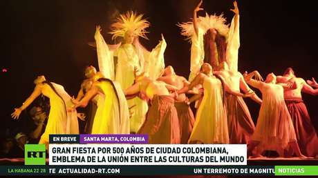 Gran fiesta por los 500 años de Santa Marta en Colombia