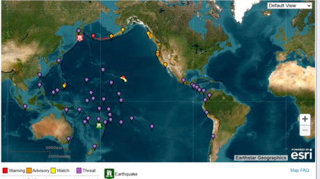 ¿Qué países de Latinoamérica emitieron alerta de tsunami tras el megasismo frente a las costas de Rusia?
