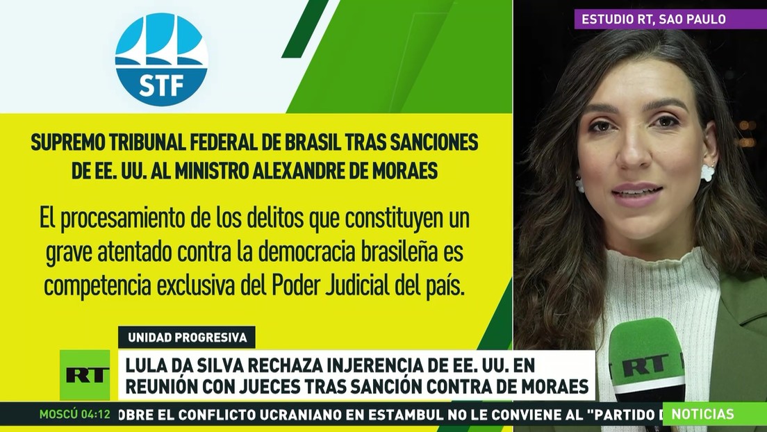 Lula da Silva rechaza injerencia de EE.UU. tras sanción contra De Moraes