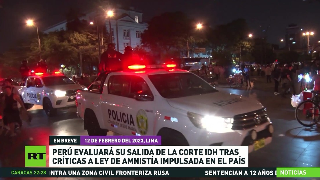 Perú evaluará su salida de la CIDH tras críticas a la Ley de Amnistía