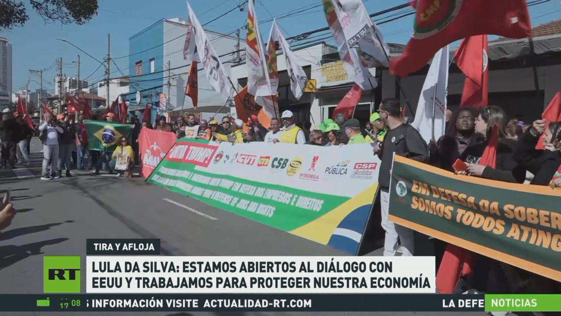 Lula da Silva: Estamos abiertos al diálogo con EE.UU. y trabajamos para proteger nuestra economía