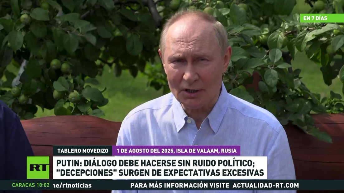Putin aboga por el diálogo con Kiev sin ruido político