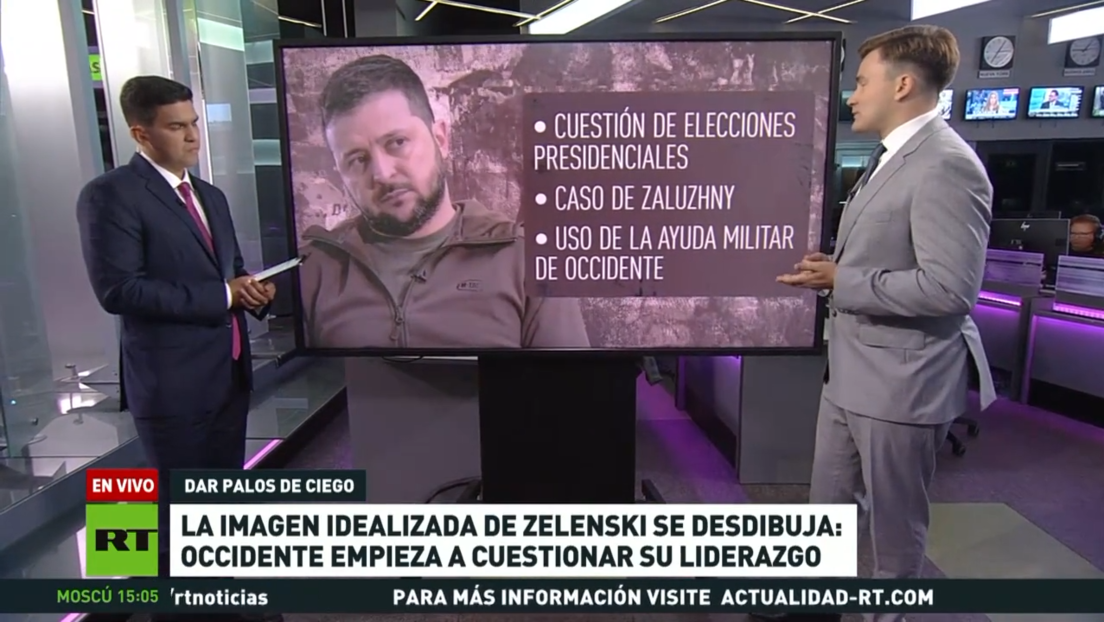 La imagen idealizada de Zelenski se desdibuja: Occidente empieza a cuestionar su liderazgo