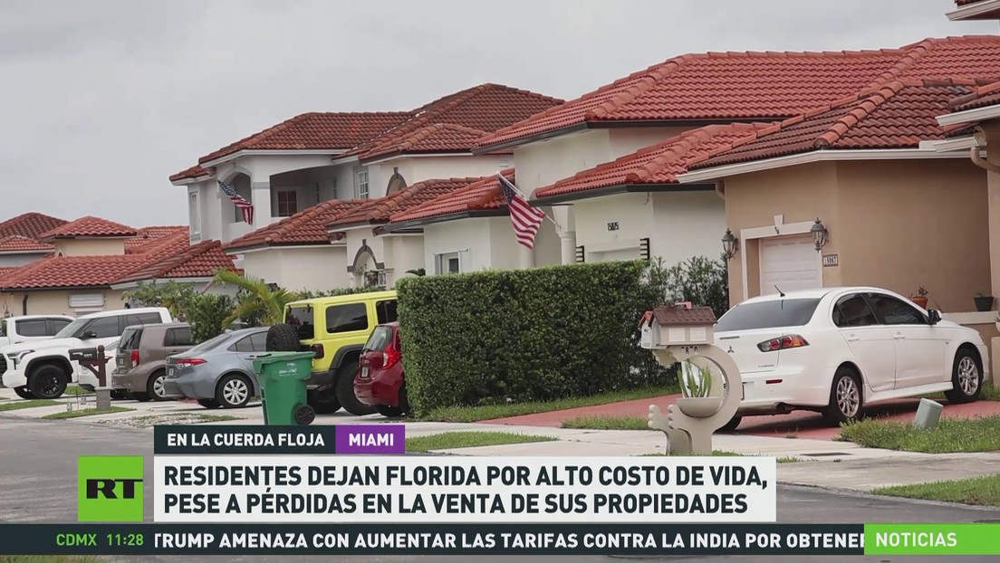 Residentes en EE.UU. dejan Florida por alto costo de vida pese a pérdidas por la venta de sus propiedades