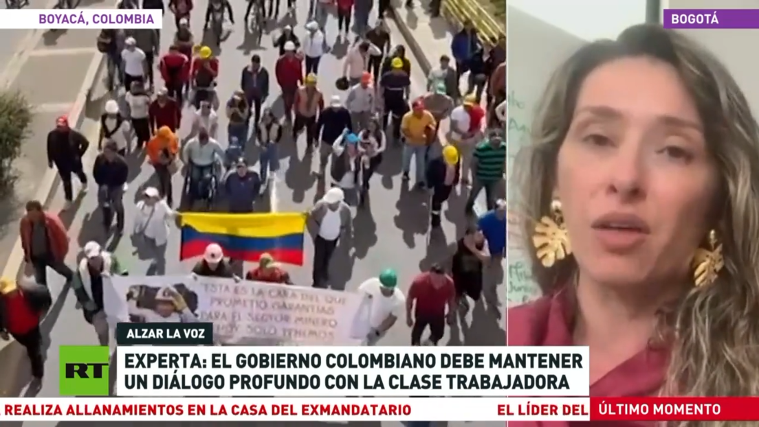 Experta: El Gobierno colombiano debe mantener un diálogo profundo con la clase trabajadora