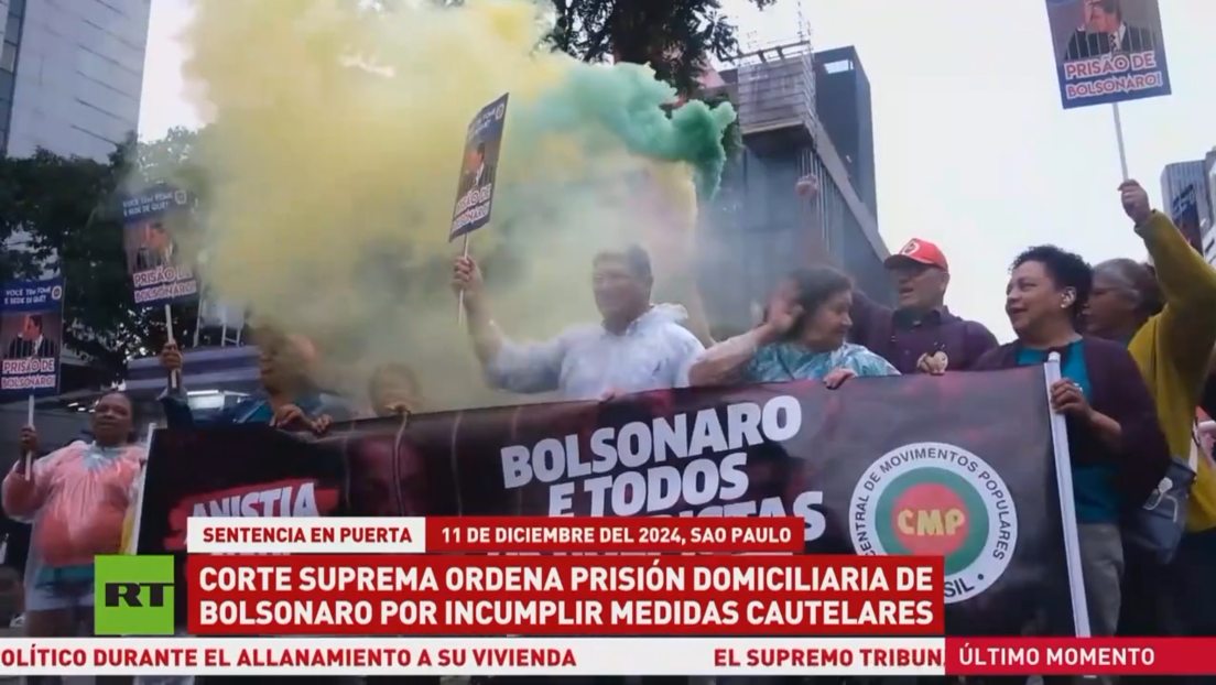 Corte Suprema ordena prisión domiciliaria de Bolsonaro por incumplir medidas cautelares
