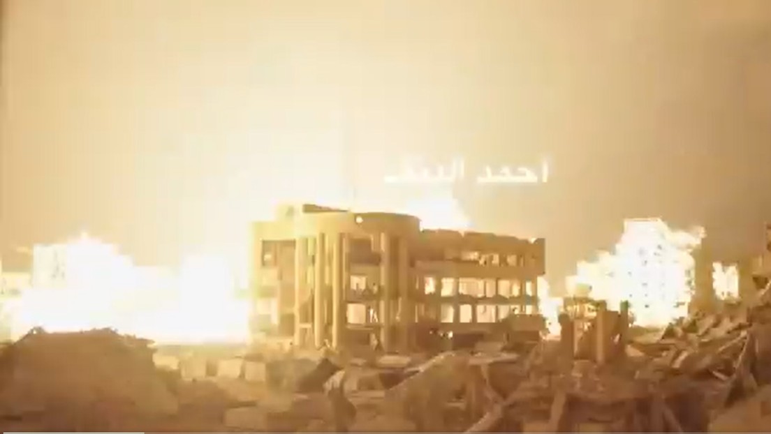 VIDEO: La impactante explosión de una clínica de la UNRWA en Gaza tras ataque israelí