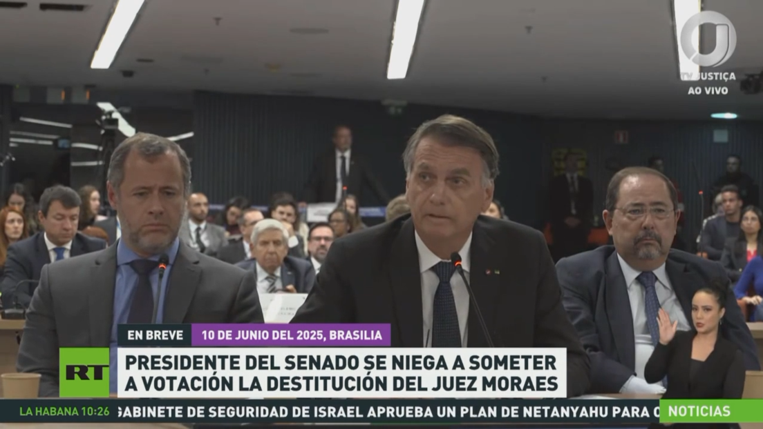 Presidente del Senado de Brasil se niega a someter a votación la destitución del juez Moraes