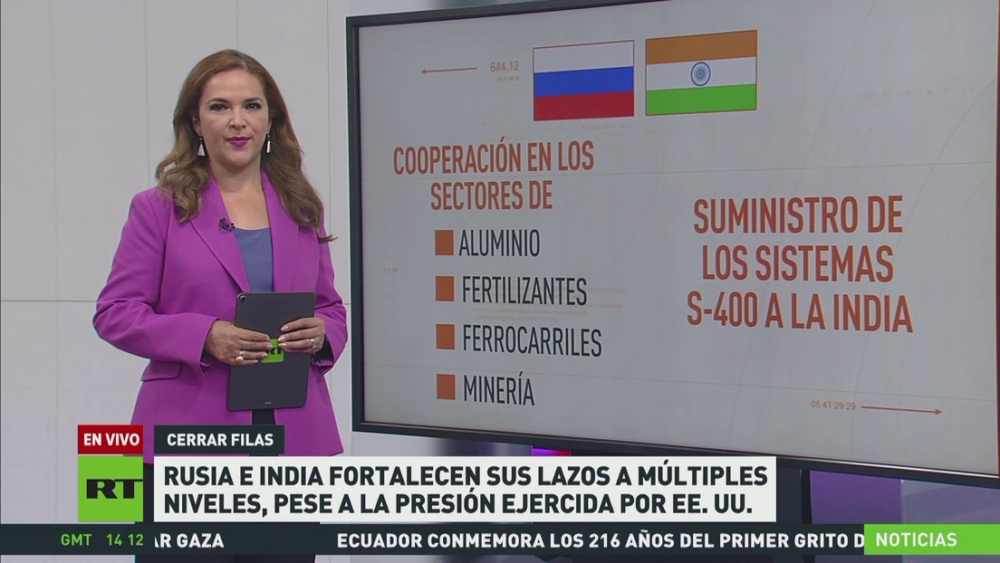 Rusia e India fortalecen sus lazos a múltiples niveles pese a la presión de EE.UU.